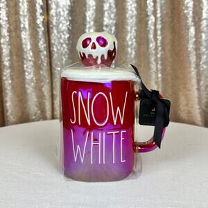 Disney Rae Dunn Red Iridescent Snow White Poison Apple Mug